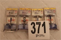 4PC BLUE DIAMOND ROUTER BITS 521101, 521201,