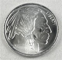 1oz Troy Silver Round, Buffalo/Chief .999 BU