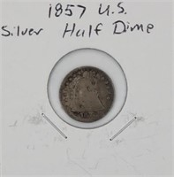 1857 U.S. Silver Half Dime