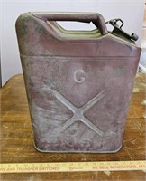 Vintage U.S. Military Red Jerry Can