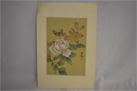 A Chinese Pastel Painting on Silk