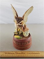 Ezra Brooks Whiskey Owl Decanter 10 & 1/4" H