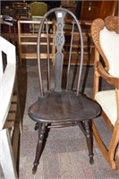Antique Spindle Back Gothic Style Chair