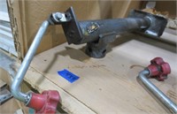 Implement jack, used, welded handle