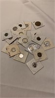 Assortment of Vintage Coins Some Silver