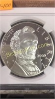 2009, P, Lincoln, Bicentennial, Silver Dollar