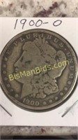 Morgan Silver Dollar, 1900, O