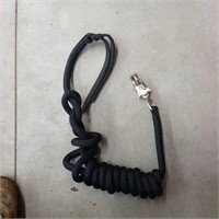 Rope lead with snaps, black, new