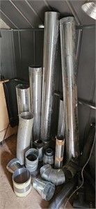 Lot of Stove Pipe & Fittings & Vents