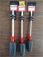 3-pc Craftsman Cushion Grip Flathead Screwdrivers