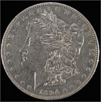 1894-O MORGAN DOLLAR AU