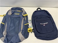 2- brand new backpacks