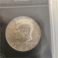 1967 BU 40% Kennedy Half Dollar