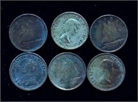 (6) Canada Silver Dimes