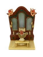 Organ With Angel Music Box Plays Silent Night