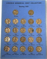 1959-1995 Lincoln Memorial Cent Album