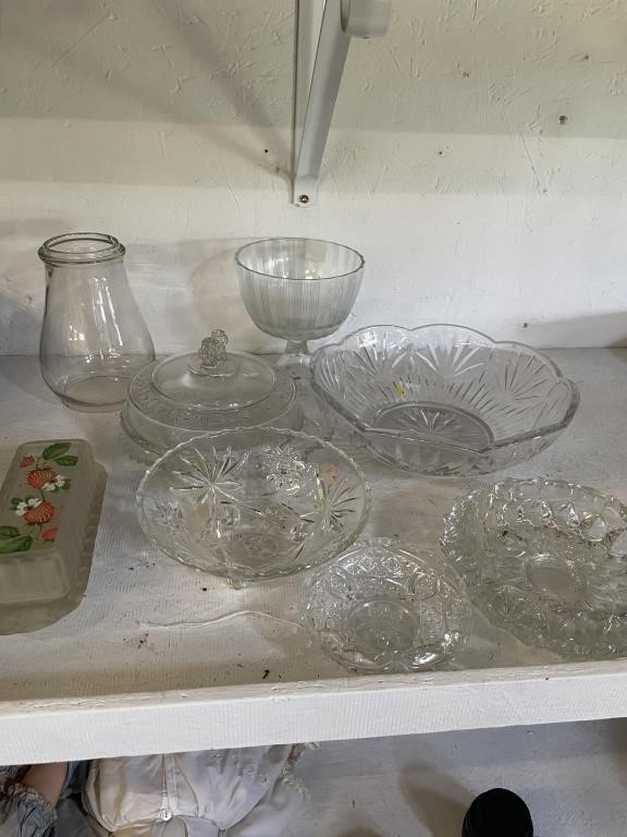 Large Vintage Glass Lot