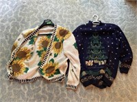 2 Medium knitted sweaters