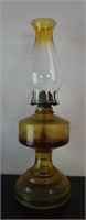 Amber Glass Oil Lamp