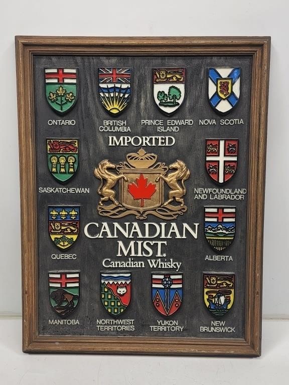 Canadian Mist Whiskey Sign