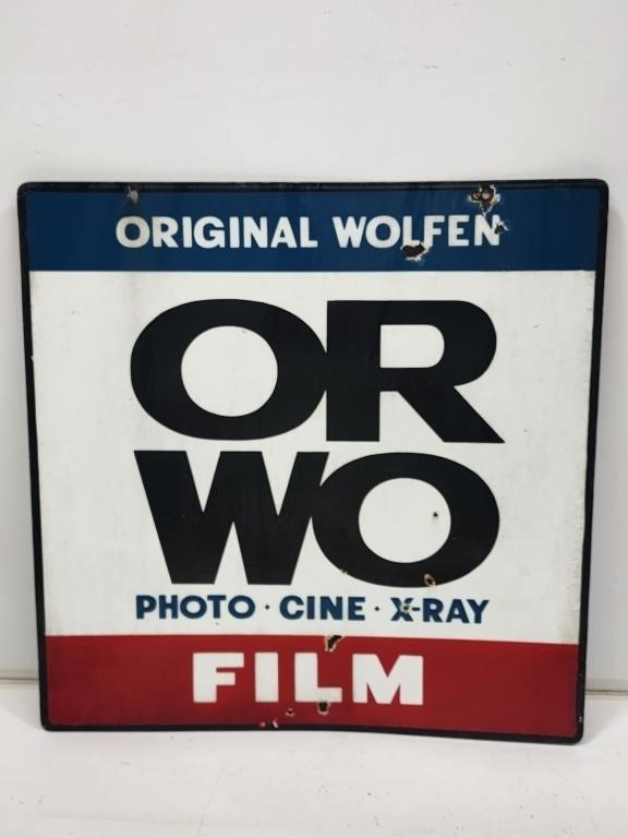 DSP ORWO Film Advertising Sign