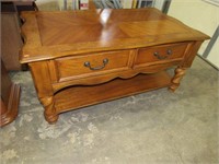 Coffee Table with 2 Drawers  48 x 28 inches
