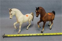 2- Breyer Trotting Horses