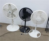 (3) Adjustable Fans
