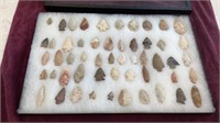 Assortment of Arrowheads 
Found by Sangamon