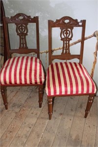 Carved Wooden Chairs