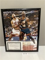 Michael Jordan Autographed Poster