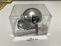 Marcus Allen signed mini helmet