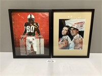 Set of 2 framed Husker Photos