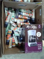 Mr. Coffee 4-cup brewer, beauty products