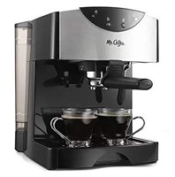 Mr. Coffee Automatic Dual Shot Espresso/Cappuccino