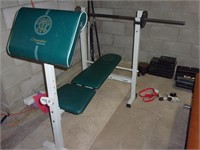 Gold's Gym Exercise Weight Bench & Equipment