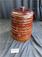 Marcrest Vintage Stoneware Cookie Jar - Excellent