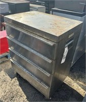 Tool Box, 4 drawer, on casters