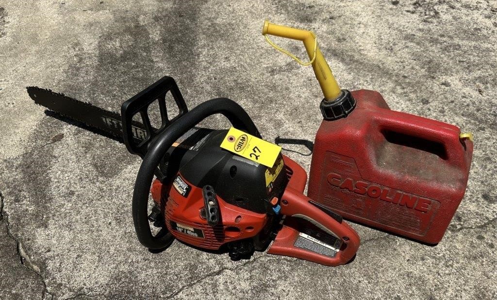 Craftsman 18" Chain Saw & Gas Can