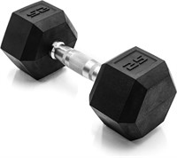 CAP Coated (2) Dumbbell Weight | Hex 25 LB each