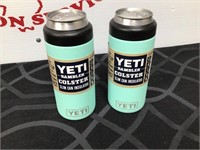 (2) Yeti Rambler Colster Slim Can insulator New