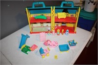 Infant sesame street figures and home with acc.