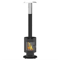 $280  FlamePro 81H Steel Patio Pellet Heater