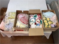 Assorted Lace/Crocheted Hearts Large Lot