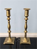 Pair of Brass Candle Stick Holders