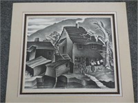 UNFRAMED LITHOGRAPH-"SWEDE HOLLOW"