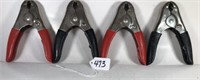 4 Replacement Clamps for Jumper Cables