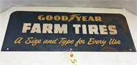 "Good Year Tires" Metal Sign