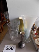 Lead crystal vases - Swetye, Salem, O. vase -