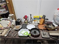 kitchen wares - table full plus more